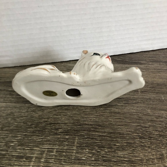 Vtg Porcelain Hand Painted Persian Cat - Picture 6 of 12